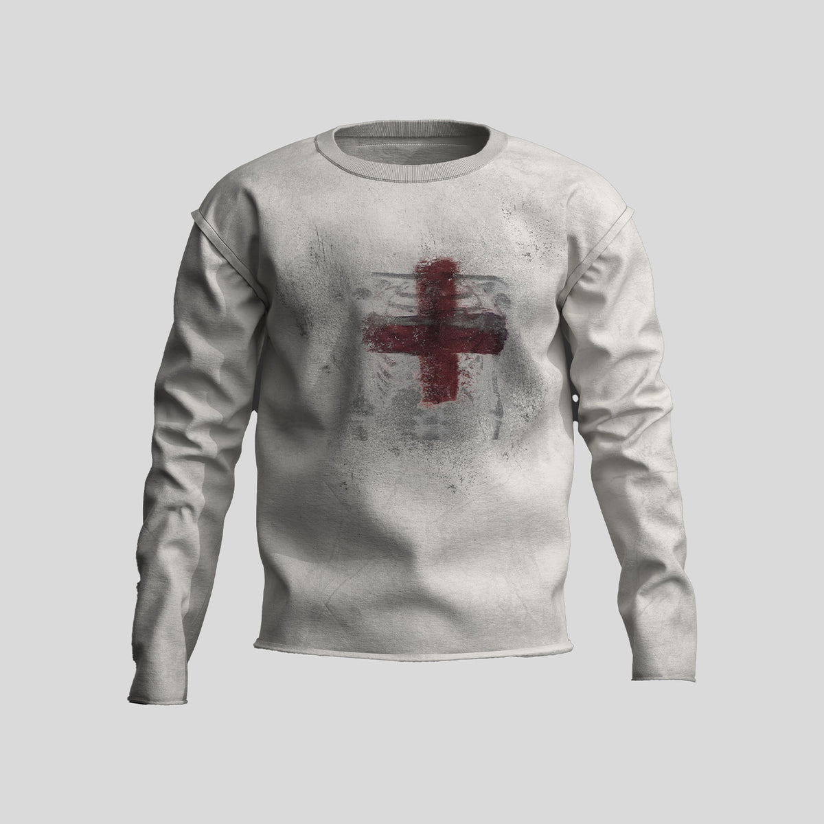 Cross Graphic Lightweight Long Sleeve T-Shirt WN27145