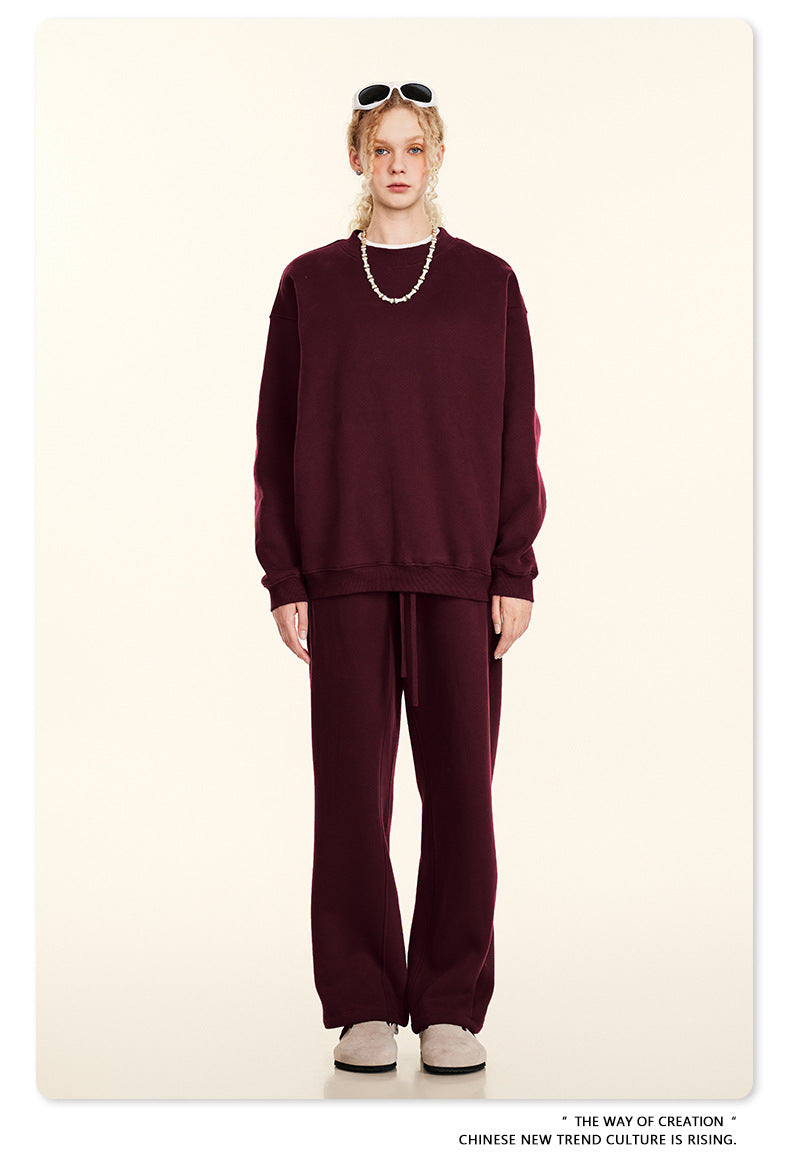 Fleece Lining Oversize Sweatshirt WN9928