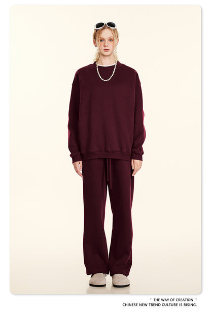 Fleece Lining Oversize Sweatshirt WN9928