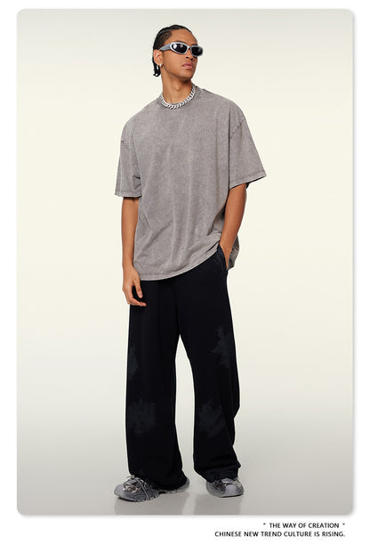 Washed Heavyweight Oversize Short Sleeve T-Shirt WN6078