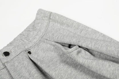 Pleats Wide Leg Sweatpants WN25996