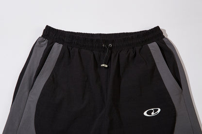Panel Drawstring Straight Sporty Pants WN25767