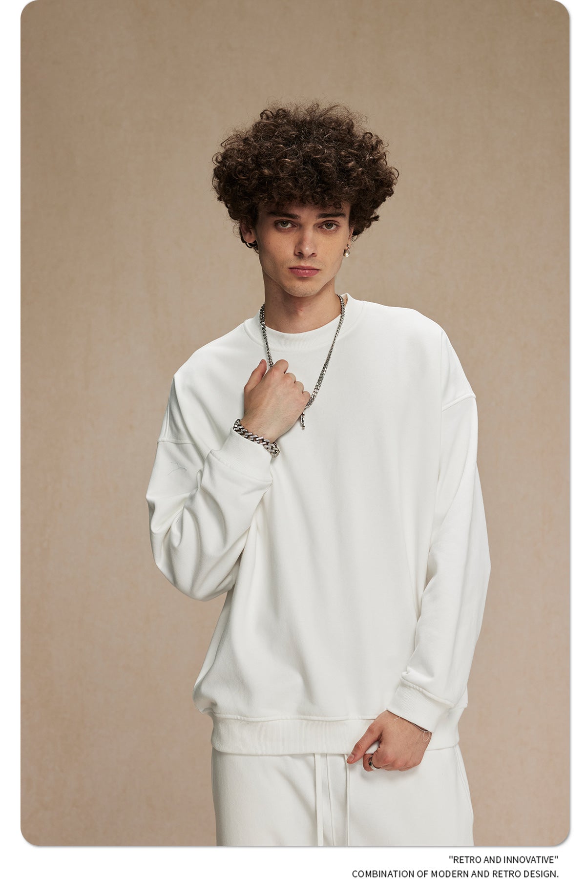 Oversize Crewneck Sweatshirt WN9972