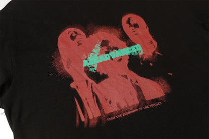 Dark Graphic Print Short Sleeve T-Shirt WN16131