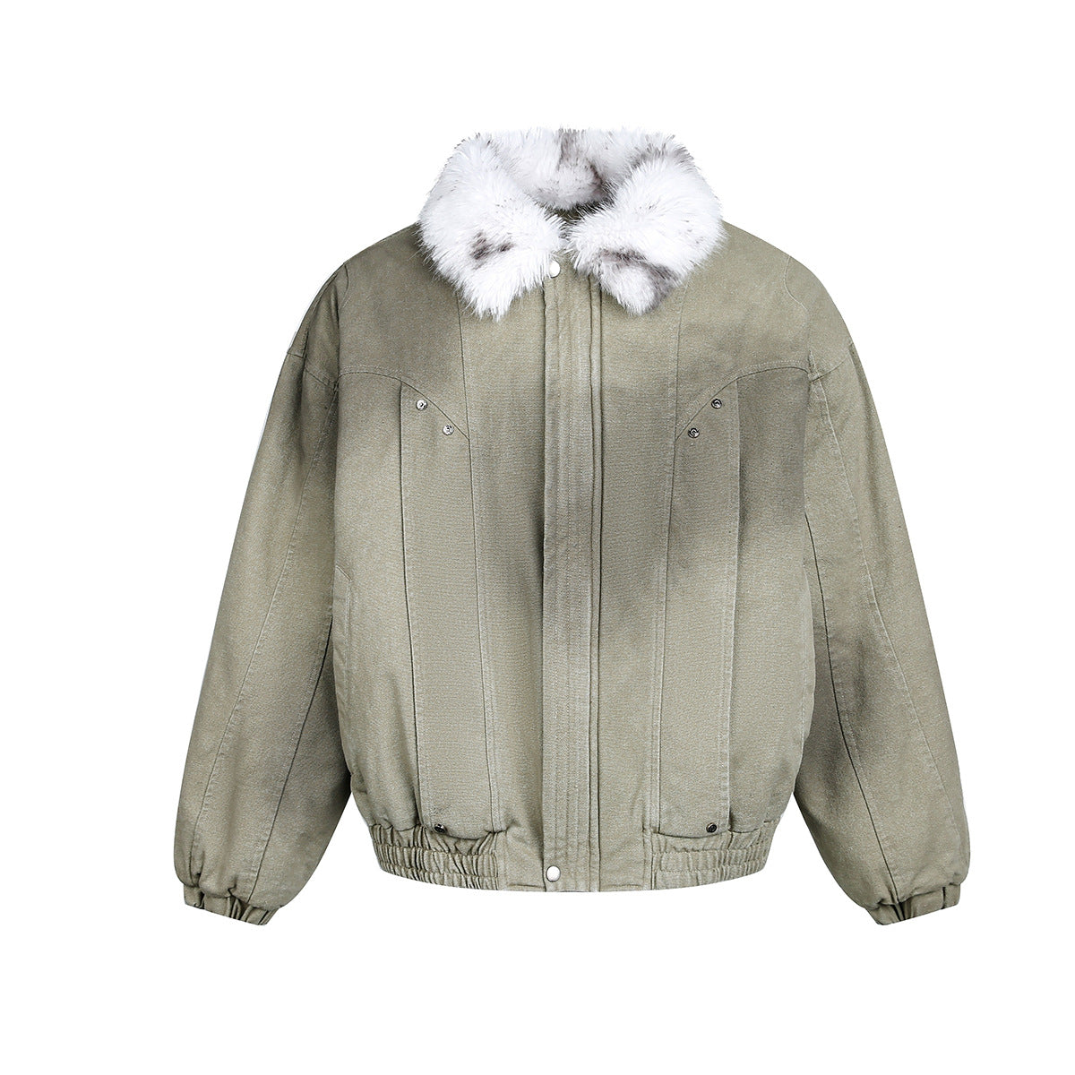 Washed Puffer Jacket WN21907