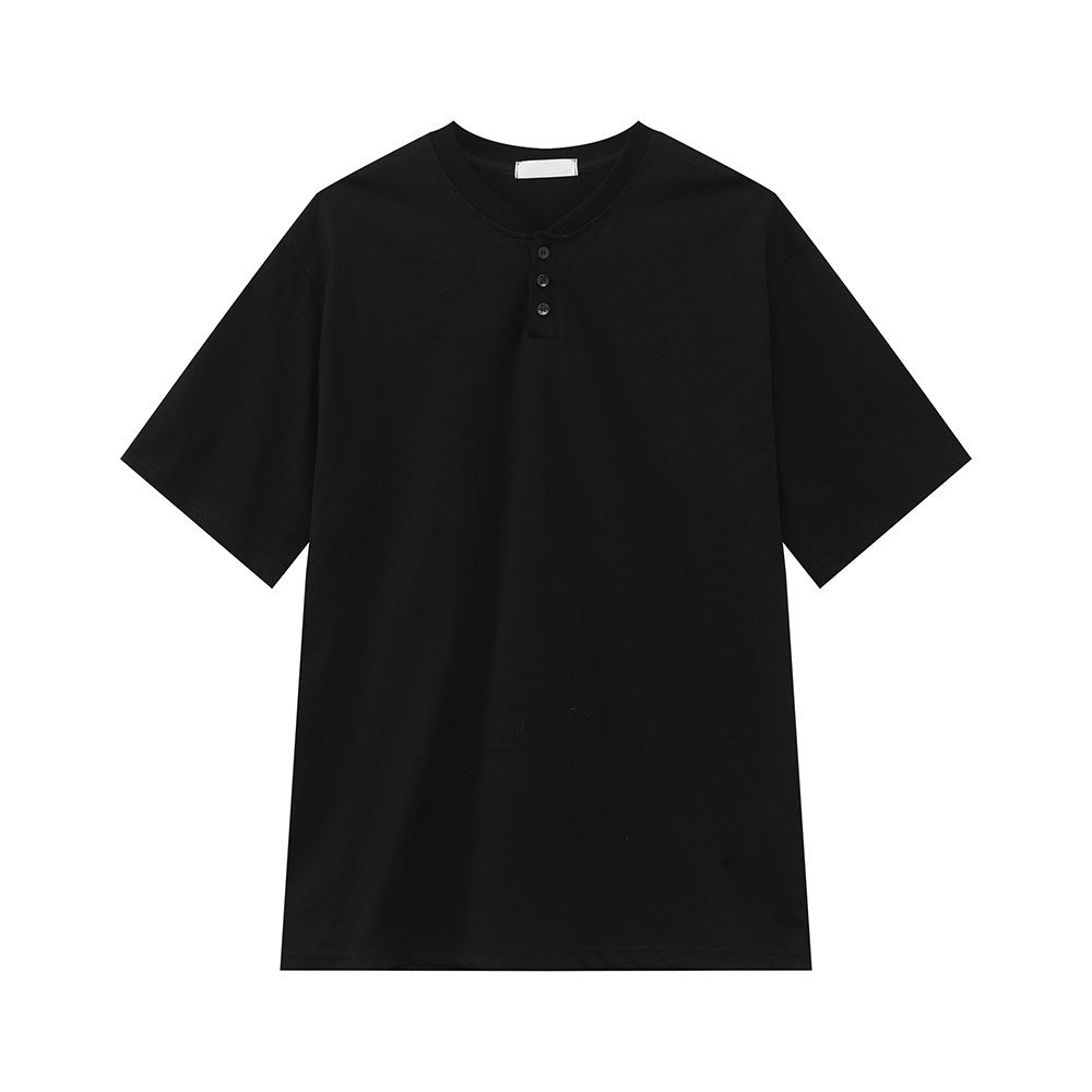 Solid Color Short Sleeve Polo Shirt WN24957