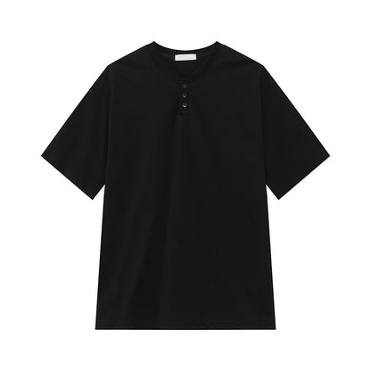Solid Color Short Sleeve Polo Shirt WN24957