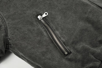 Stand Neck Zip-Up Pocket Padded Jacket WN23103