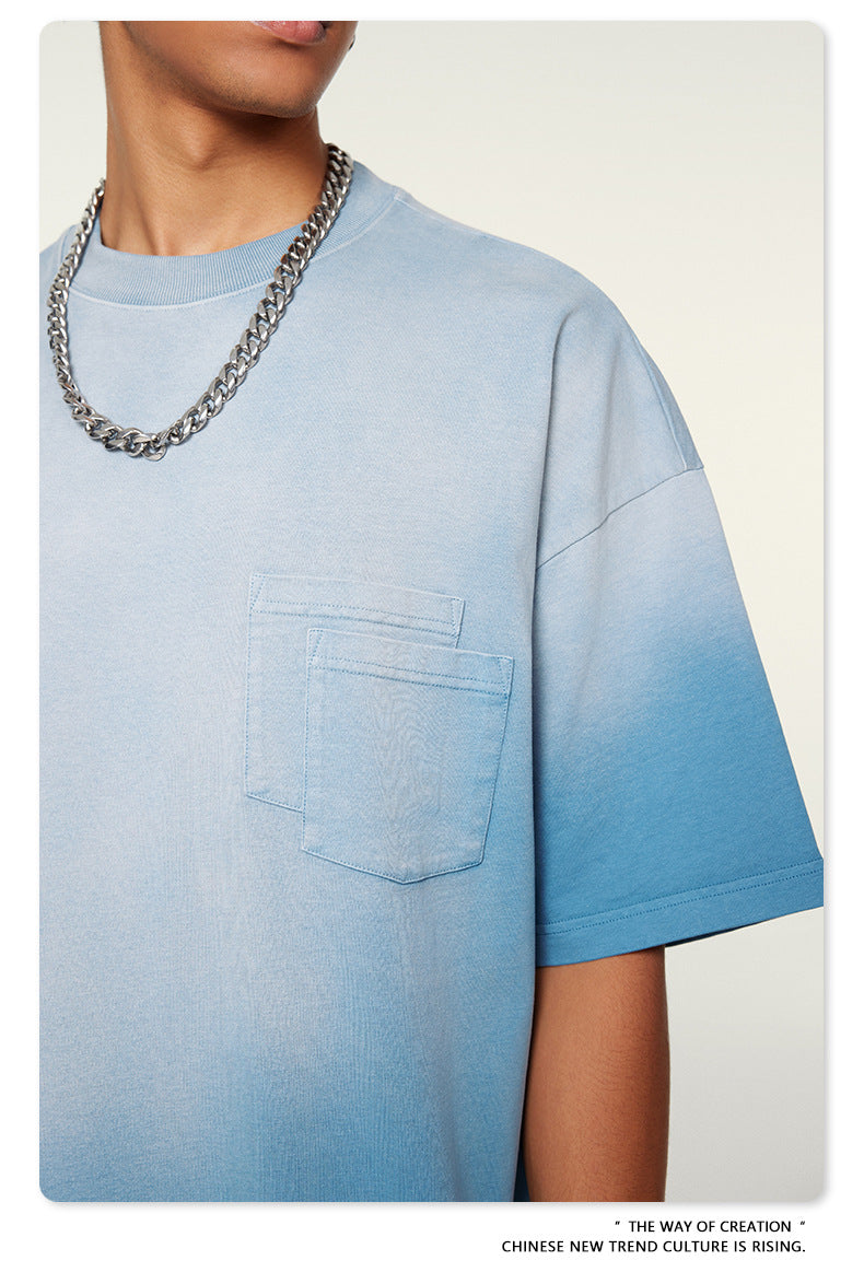 Washed Oversize Short-sleeve T-shirt WN6453