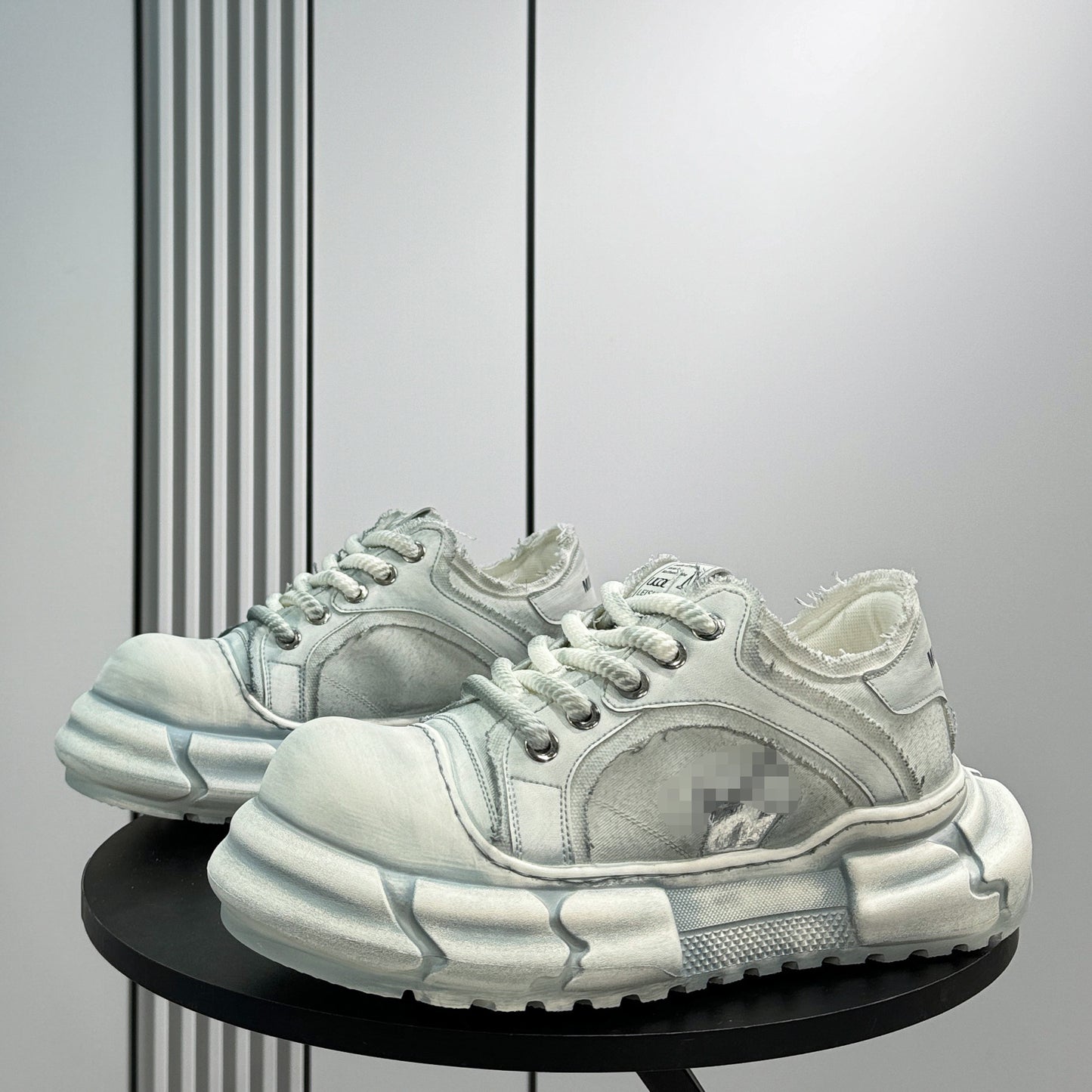 Panel Platform Chunky Sole Sneakers WN24632