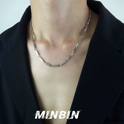 Chain Titanium Steel Necklace WN19227