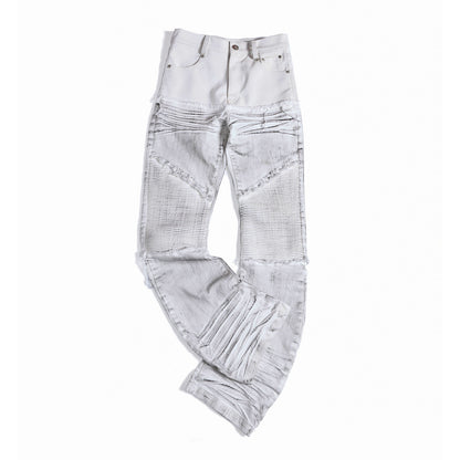 Pleats Stacked Pants WN27437
