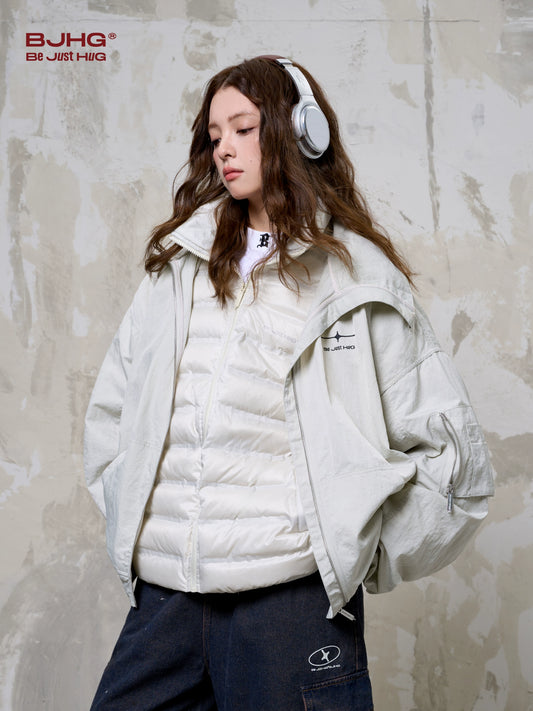 Puffer Jacket & Hooded Zipper Jacket WN13195