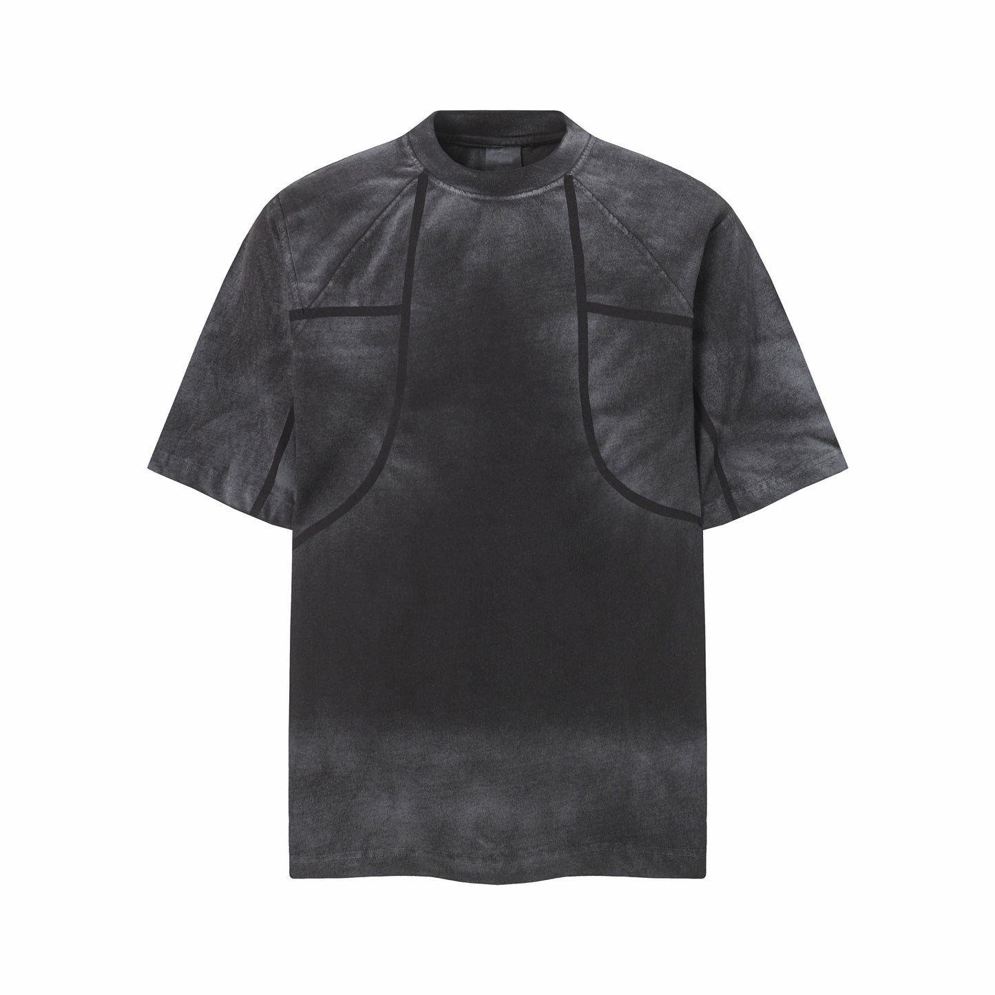 Tie-Dye Washed Deconstructed Oversize Short Sleeve T-Shirt WN24414
