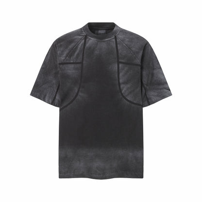 Tie-Dye Washed Deconstructed Oversize Short Sleeve T-Shirt WN24414
