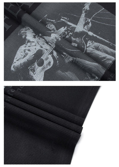 Waffle Rock Graphic Heavyweight Oversize Short Sleeve T-Shirt WN26354