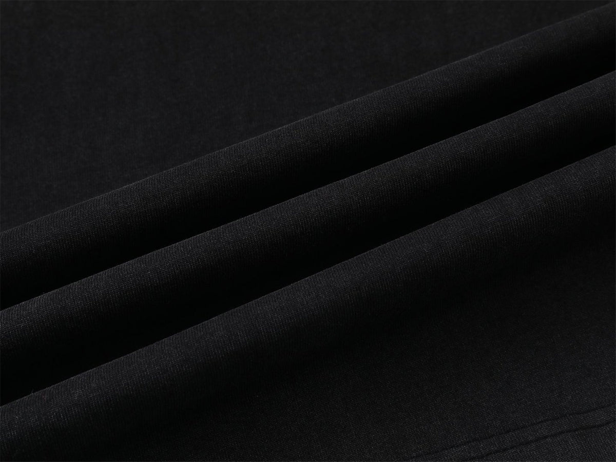 Contrast Collar Pocket Embroidery Short Sleeve T-Shirt WN26800