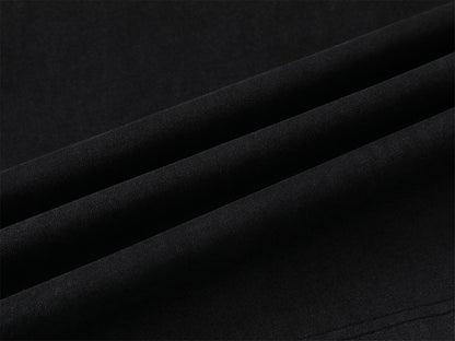 Contrast Collar Pocket Embroidery Short Sleeve T-Shirt WN26800