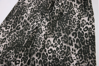 Leopard Print Wide Leg Cargo Pants WN26043