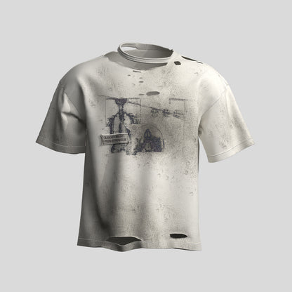 Damage Graphic Short Sleeve T-Shirt WN27140