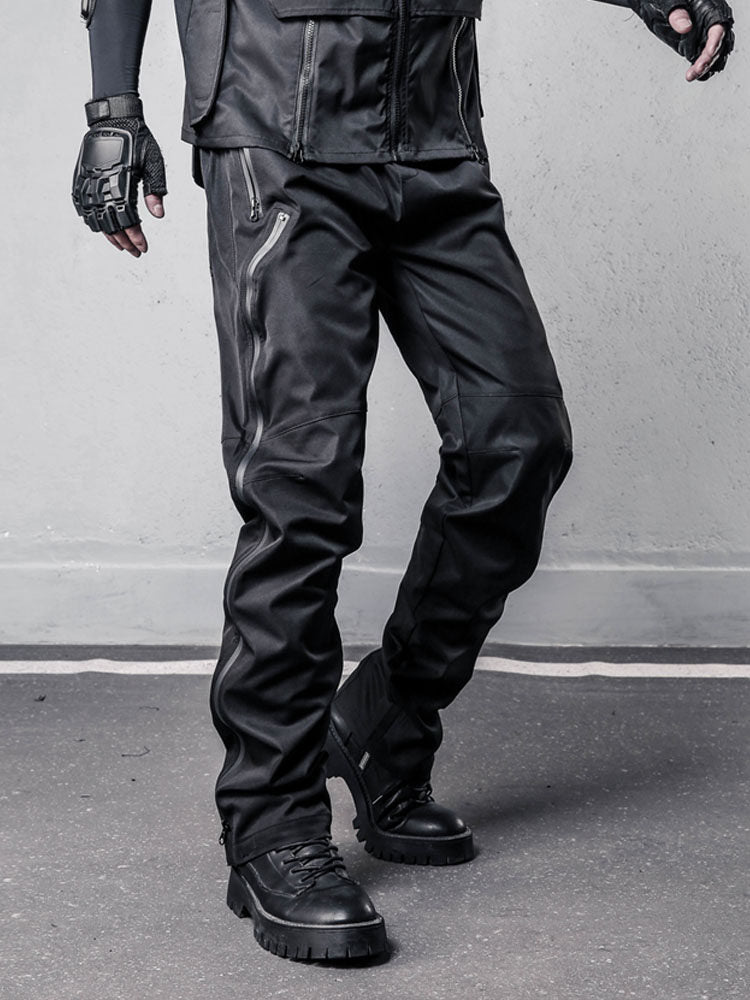 Bonded Seam Side Zipper Functional Cargo Pants WN22547