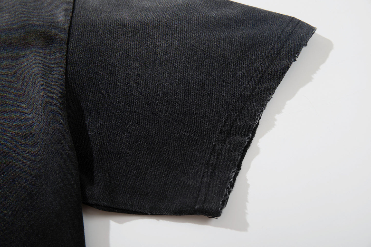Washed Graphic Letter Print Short Sleeve T-Shirt WN25559