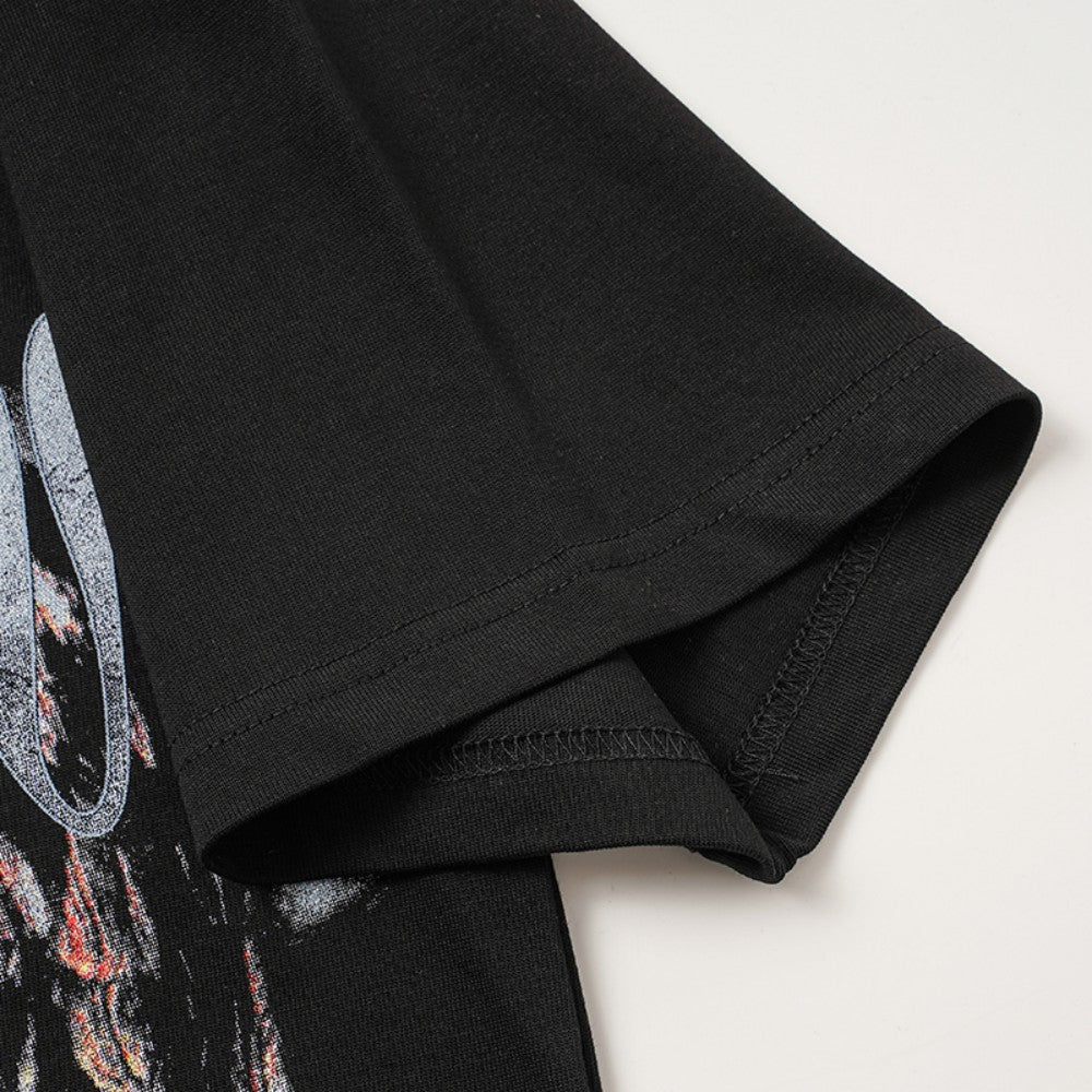 Graphic Print Short Sleeve T-Shirt WN28090