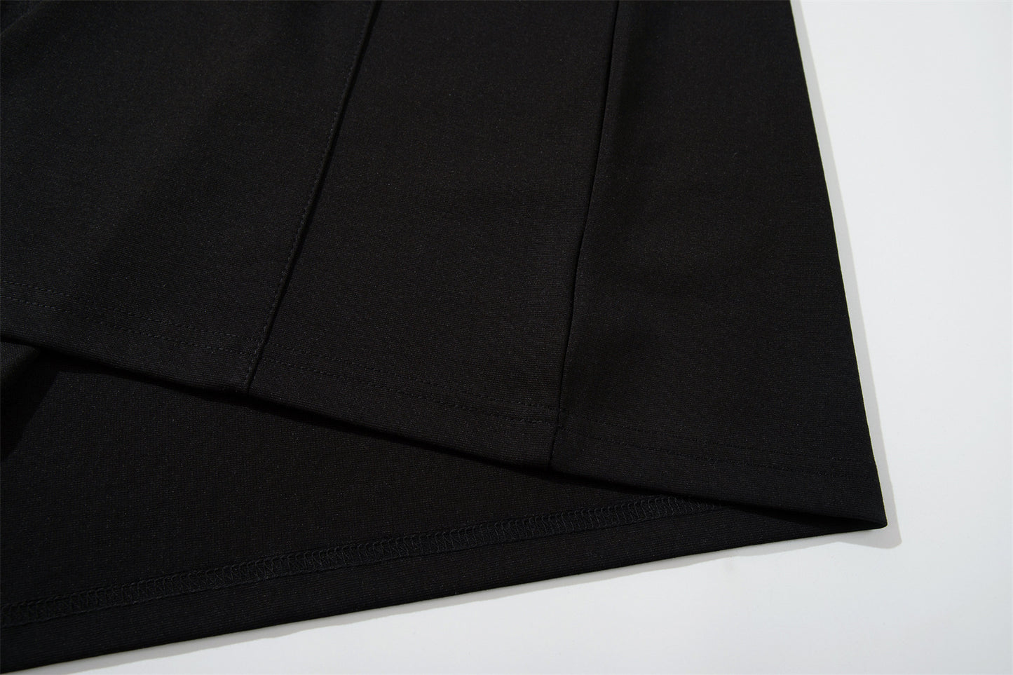 Zipper Design Heavyweight Short Sleeve T-Shirt WN26854