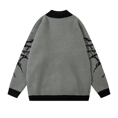 Colorblock Zipper Knit Cardigan WN11455