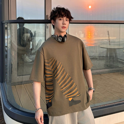 Graphic Print Oversize Short Sleeve T-Shirt WN25294