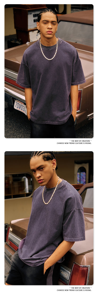 Washed Heavyweight Short Sleeve T-Shirt WN6334