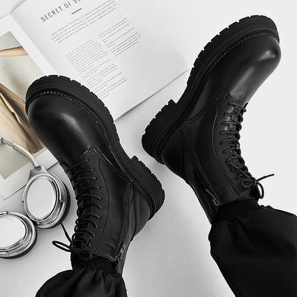 Platform Lace-Up Boots WN24535