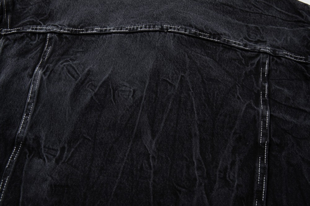 Washed Pocket Detail Denim Jacket WN27964