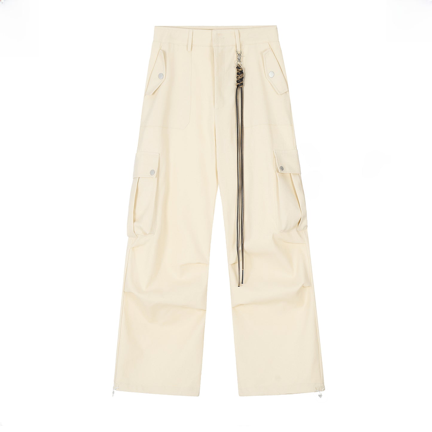 Wide-Leg Straight Cargo Pants WN11104