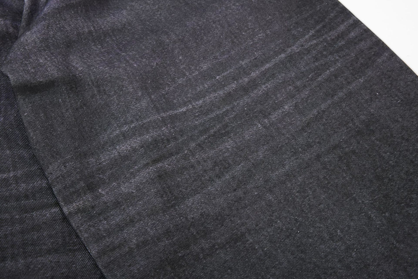Star Damage Washed Wide Leg Denim Jeans WN25519
