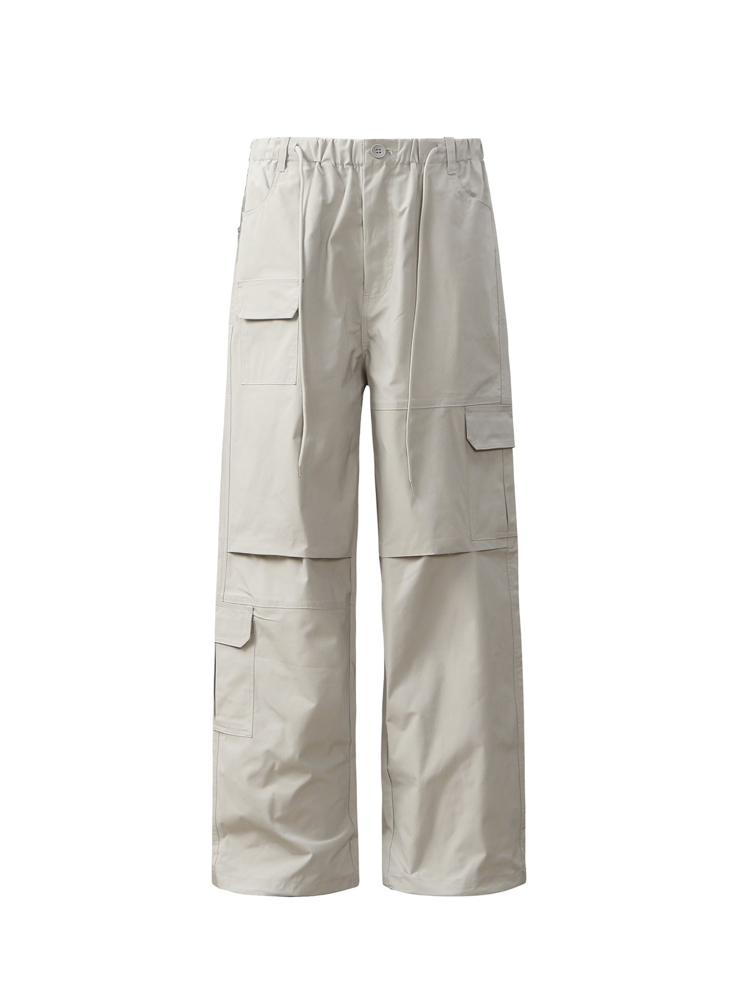 Multi Pocket Panel Wide Leg Cargo Pants WN26194