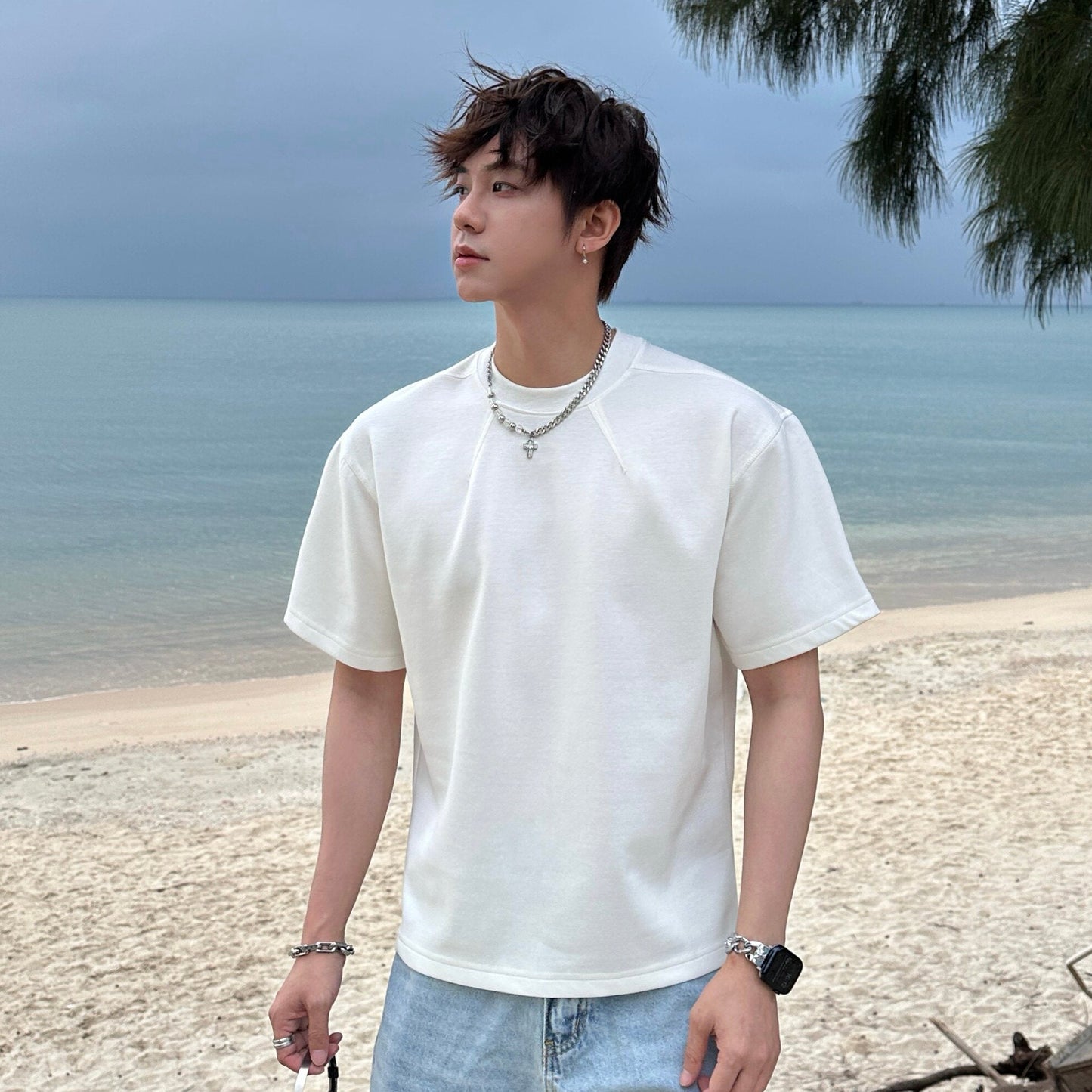 Plain Short Sleeve T-Shirt WN25186