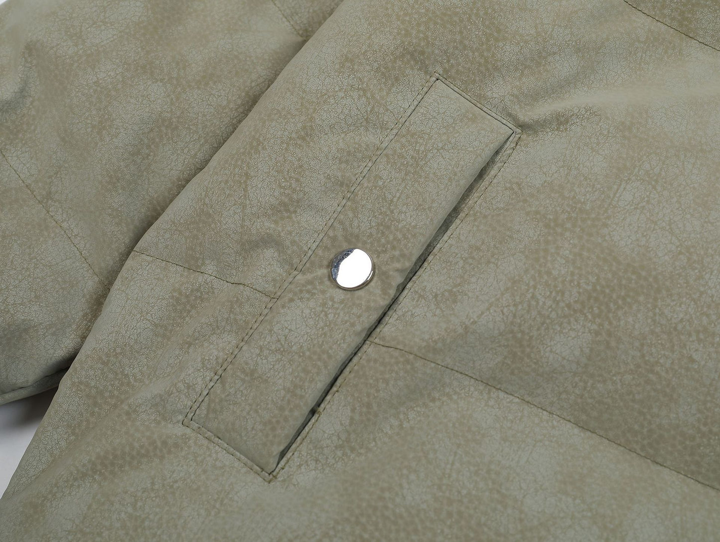 Letter Embroidery Stripe Puffer Jacket WN11494