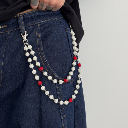 Rhinestone Pants Chain WN21063