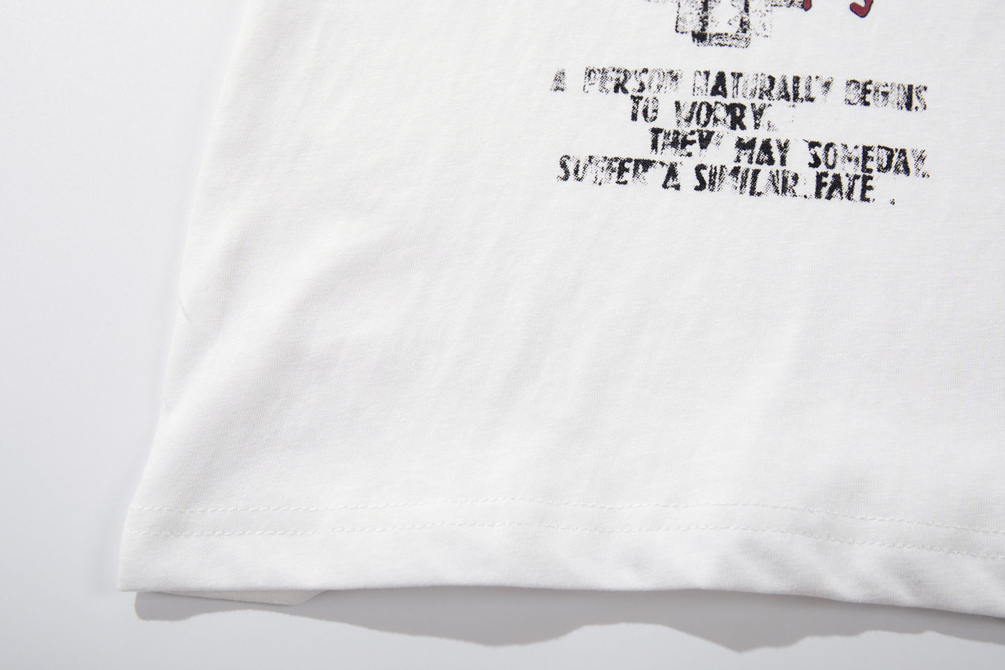 Snowflake Cotton Print Short Sleeve T-Shirt WN25874