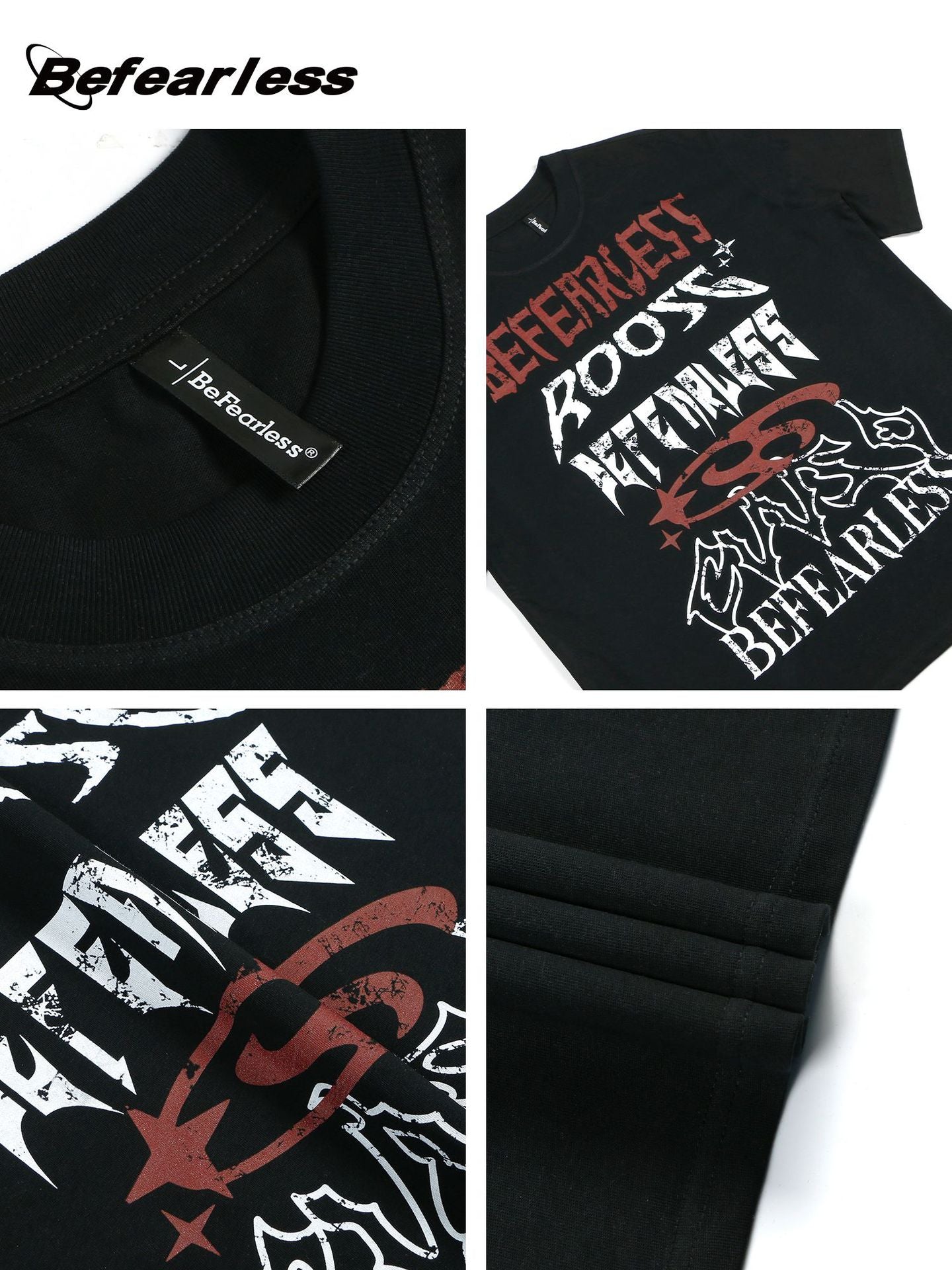 Washed Letter Print Oversize Short Sleeve T-Shirt WN26401