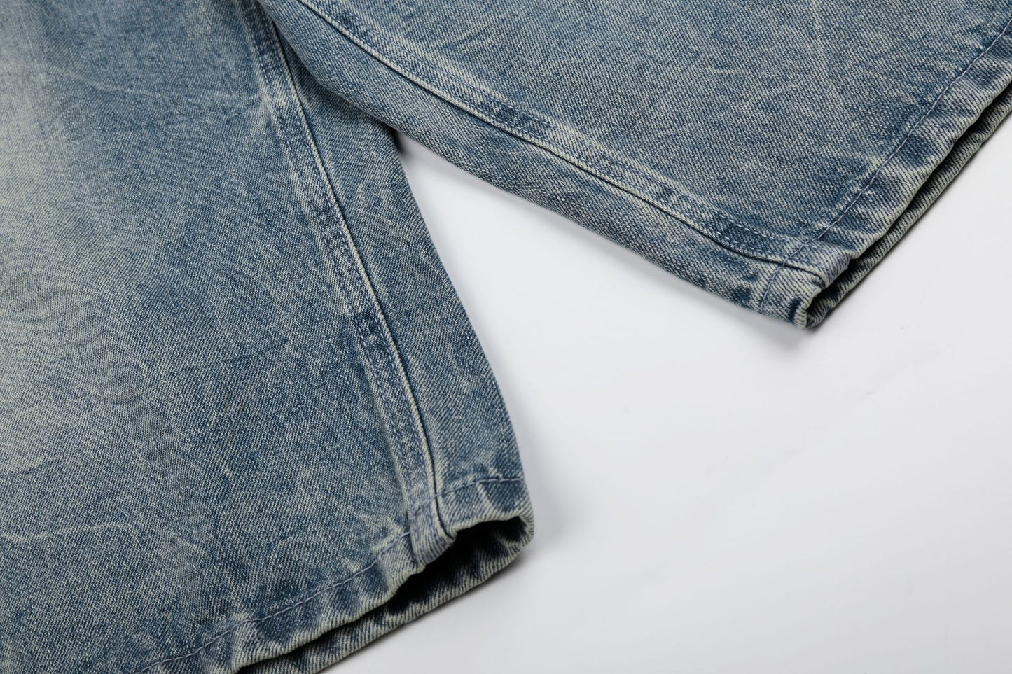 Lightning Graphic Denim Half Jeans WN26002