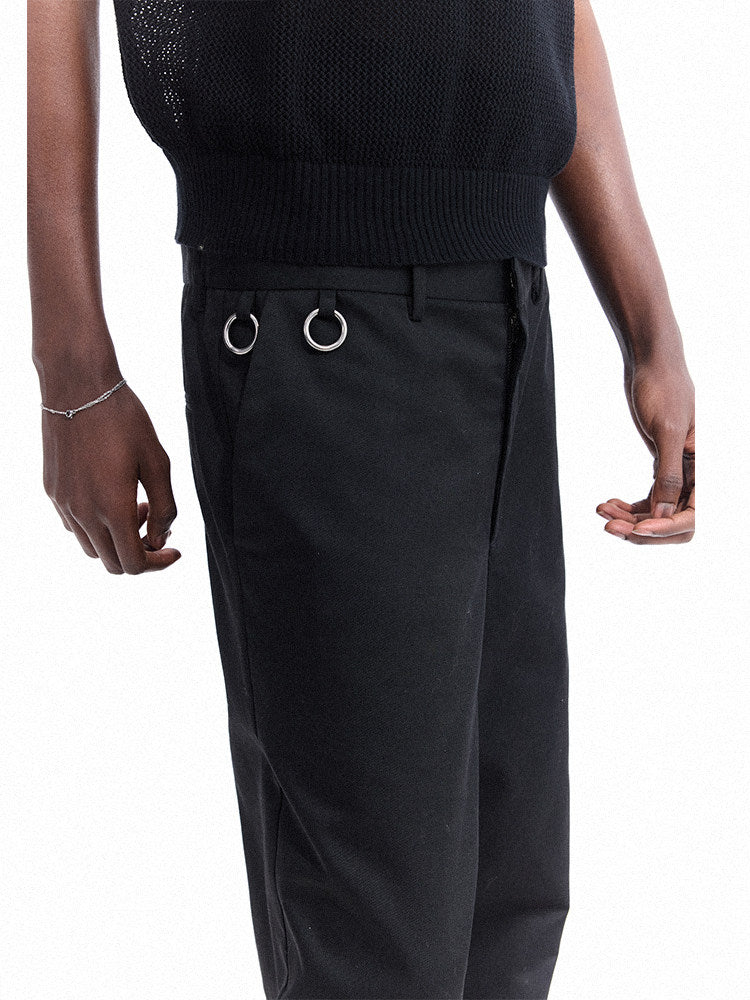 Waist Ring Wide Leg Trousers WN27102