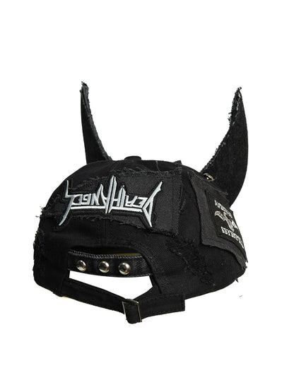 Elf Ear Double-Brim Embroidery Cap WN21085