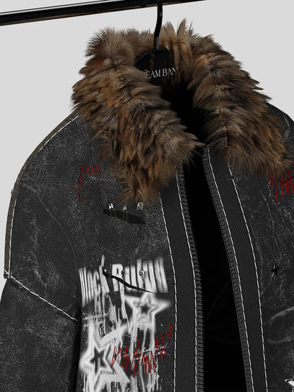 Washed Damage Denim Jacket WN27147