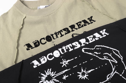 Illustration Print Short Sleeve T-Shirt WN25444