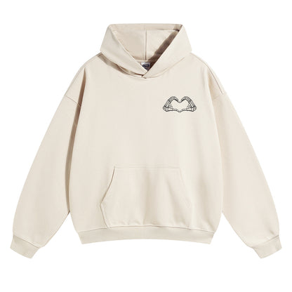 Print Oversize Pullover Hoodie WN9993