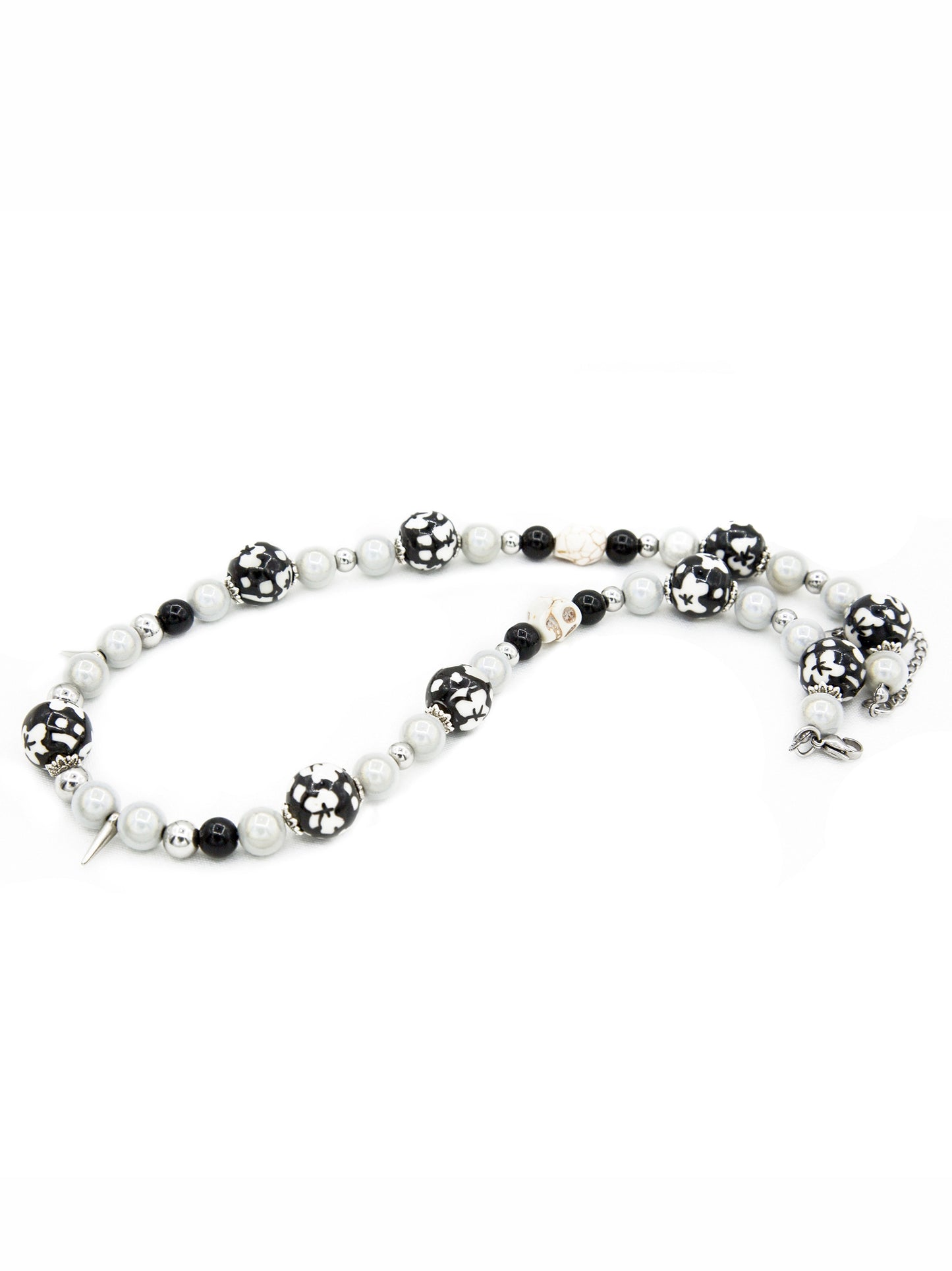 Floral Beaded Pearls Necklace WN21123