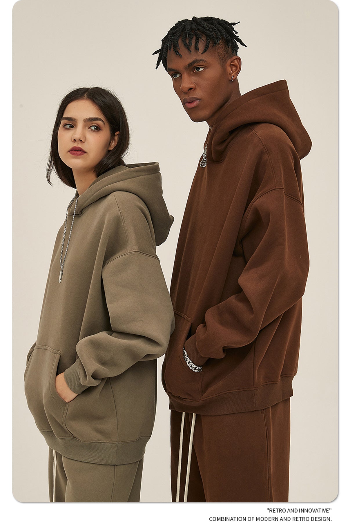 Oversize Heavyweight Hoodie & Heavyweight Sweatpants Setup WN6638