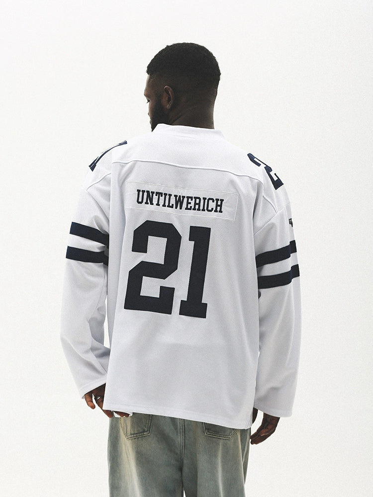 Mesh Sporty Jersey Long Sleeve T-Shirt WN17721